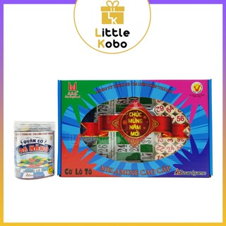 [Combo] Lô Tô LHT 2 Măt Số Quân Cờ Đa Năng 400 Nút Liên Hiệp Thành Loại Xịn Nhựa Melamine Cờ Loto