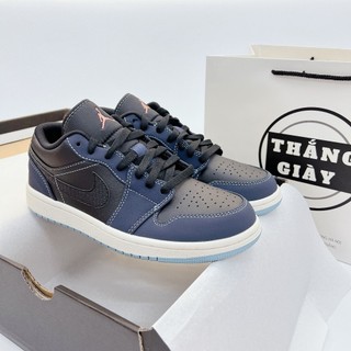 Giày thể thao nam thắng giày jd low navy đế xanh dương