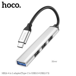 HUB Type C và HUB USB 3.0 tốc độ cao HOCO HB26 cổng chia usb mở rộng kết nối chuyển đổi cho Macbook Laptop PC