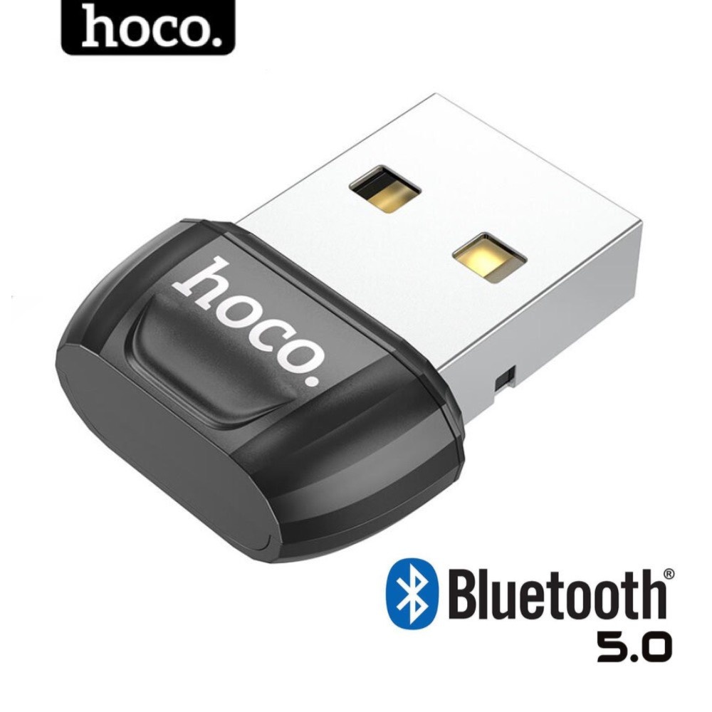 USB Bluetooth Hoco UA18 kết nối bluetooth với nhiều thiết bị chuột, phím, tai nghe, loa... cho máy tính case PC