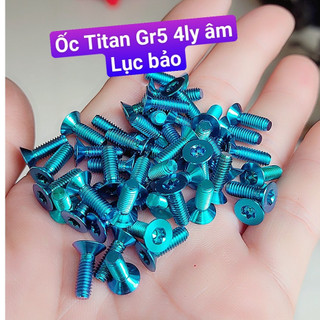 Ốc titan gr5 4ly âm gắn nắp bình dầu xe máy