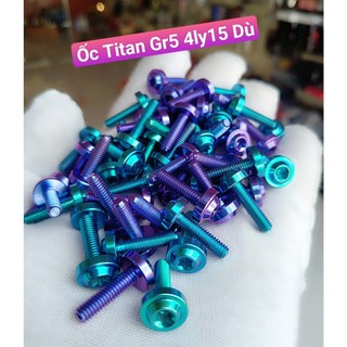 Ốc TiTan Gr5 4ly15 gắn đầu xe WA gắn nắp bình dầu các loại xe