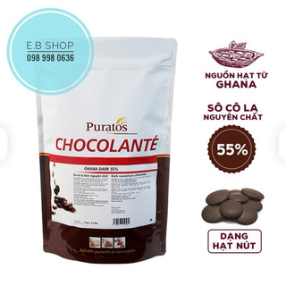 Chocolate Socola Sô cô la nguyên chất Đen 55% Grand Place 1kg