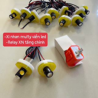 Bộ Xi Nhan Viền Led Multi dành cho Exciter,moto,Xe máy