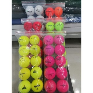 Bóng golf màu tổng hợp 10 bóng new 90%