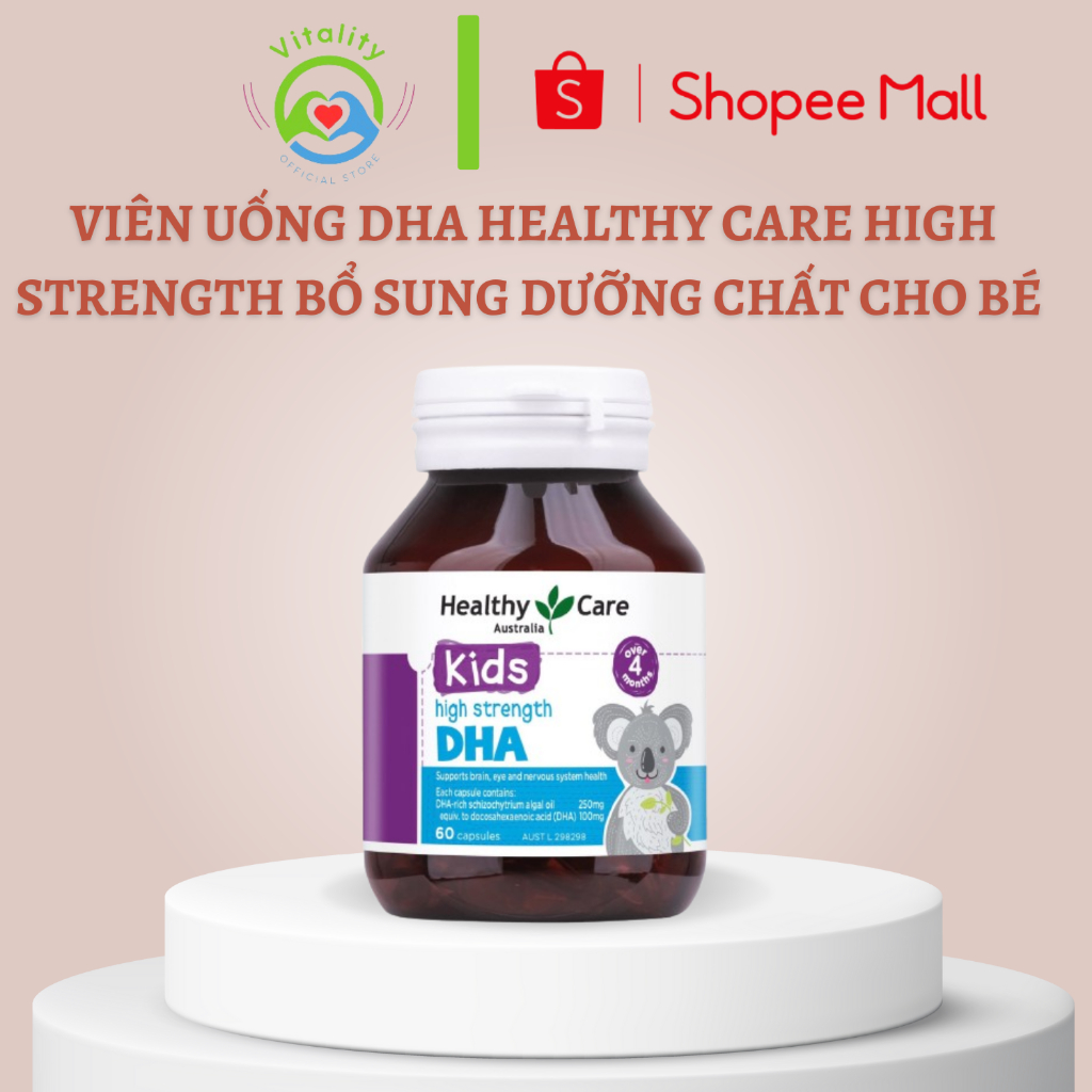 Viên uống DHA Orihiro Healthy Care High Strength bổ sung dưỡng chất cho bé