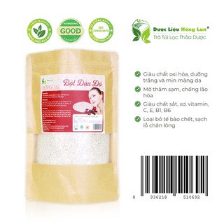 Bột đậu đỏ nguyên chất 100% loại 1 dược liệu hồng lan