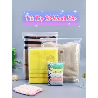[1 Cái] Túi Zip Có Đầu Khoá Kéo Đựng Quần Áo Giày Dép Phụ Kiện Đồ Đạc Bảo Vệ Sản Phẩm Chống Bui Bẩn Đa Năng