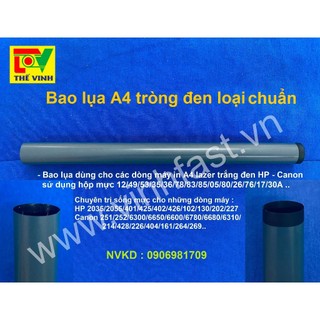 Bao lụa a4 tròng đen loại chuẩn, dùng cho máy in hp 2035/2055 /401/402/426/125/227/canon 251/252/6650 /428/264/269