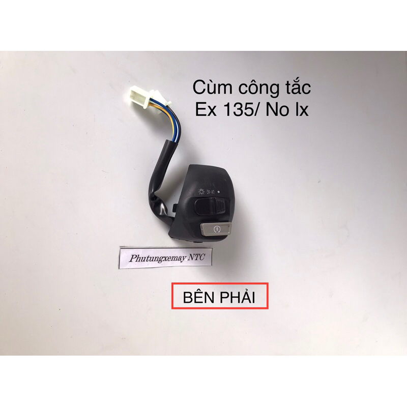 Bộ cùm công tắc ex 135 / No lx bên phải mẫu zin CÙM CÔNG TẮC EX 135 BÊN PHẢI CÙM CÔNG TẮC NO LX  NO4