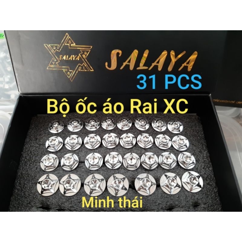 Bộ ốc áo raider xc