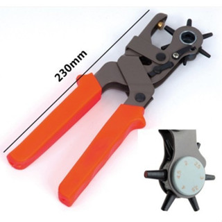 Kìm Bấm Lỗ Dây Nịt Giày Dép Túi Da Thắt Lưng Dây Đồng Hồ 6 Đầu 6 Size