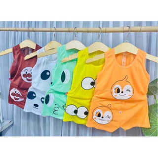 Combo 5 bộ cotton cho bé trai và bé gái 3-15kg