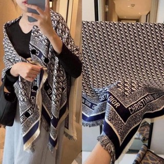 (CAO CẤP) Khăn len vuông Fullbox khăn choàng cổ len dạ 130x130cm quà tặng sang trọng 20/10 8/3 noel valentine 20/11