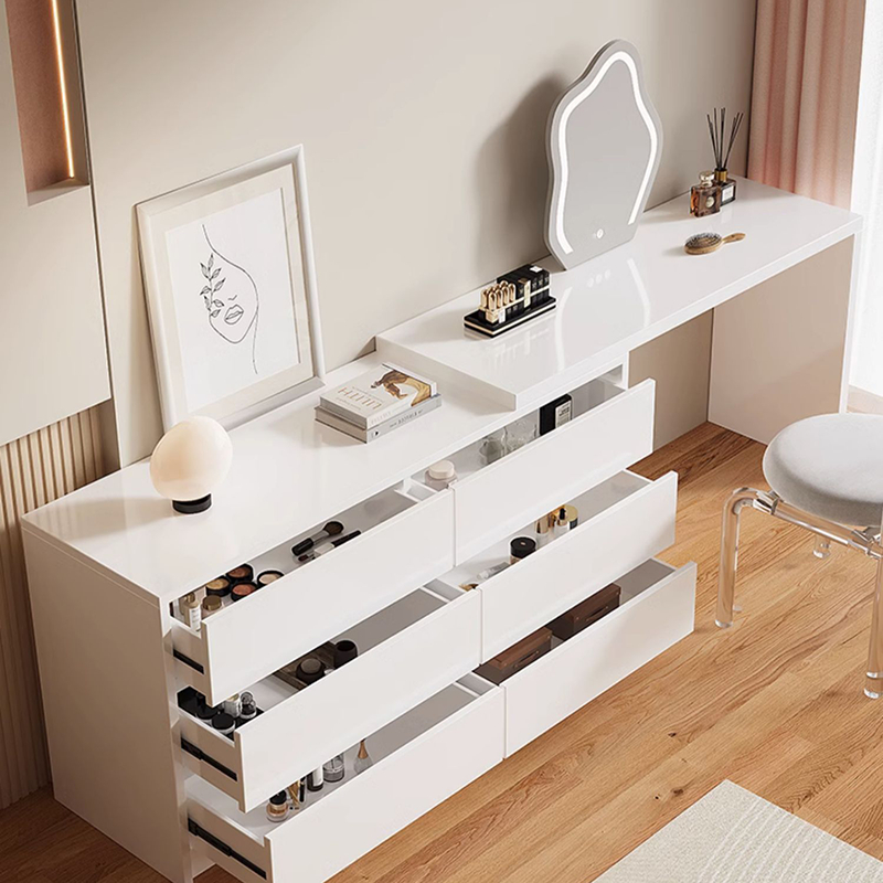 Bàn trang điểm đa năng 6 hộc tủ đồ xoay 90* decor phòng phong cách hiện đại thương hiệu Liliana - LP305