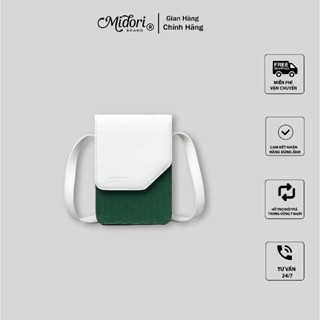 Túi Đeo Chéo Vải Phối Da Nam Nữ VILOR Thời Trang Polyester Chống Nước | Local Brand Mi Midori