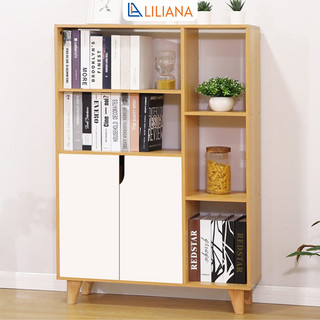 Tủ sách gỗ để sàn thông minh hiện đại thương hiệu Liliana - LP107