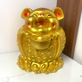 Heo đất,lợn đất tiết kiệm ông địa kim tiền size đại / Ống tiết kiệm tiền kèm ảnh thật