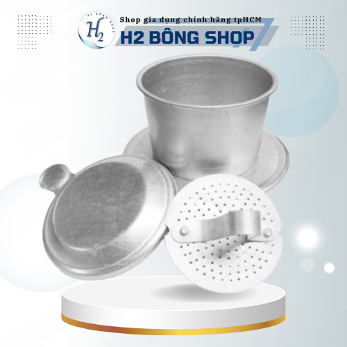 Phin pha cafe trong nguyên, phin cafe inox sixe vừa