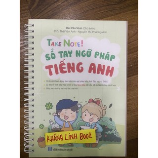 Sách - TAKE NOTE ! Sổ tay ngữ pháp tiếng anh (gáy lò xò) (Ngọc Mai)