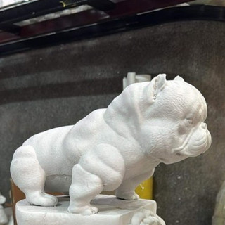 Tượng chó Pitbull
