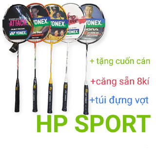 1 chiếc vợt cầu lông yonexxx 100% khung crom căng sẵn 8 kí - tặng ngay 1 quấn cán vợt