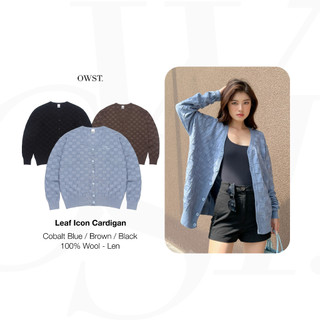 Áo Khoác Oh Wonder Studio Leaf Icon Cardigan