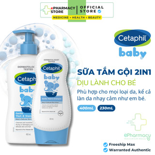 Cetaphil tắm gội 2 in 1 cho bé - Cetaphil Baby Gentle Wash & Shampoo 2in1