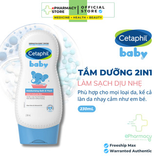 Sữa tắm dưỡng ẩm Cetaphil Baby Moisturising Bath & Wash 230ml