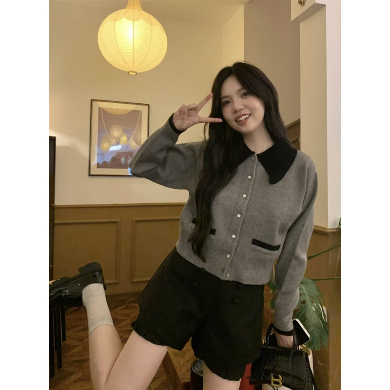 Len Xám Cổ bèo @pinkxingclothing | BigBuy360 - bigbuy360.vn