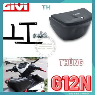 Combo thùng giữa winner, winner x , exciter 150, exciter 155, wave, dream,.  givi G12N 12lít kèm pát hàng chính hãng