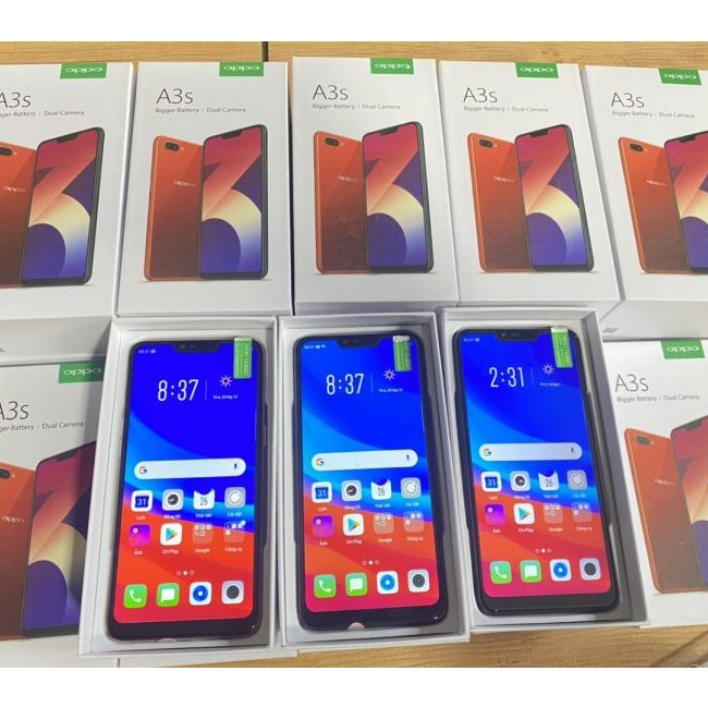 [Full hộp] Điện thoại oppo a3s ram 6/128G , camera chụp ảnh , chơi game , loa to - Bảo hành 12 tháng