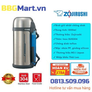 Bình giữ nhiệt nóng lạnh zojirushi sf-cc15 xa 1.5l, chính hãng