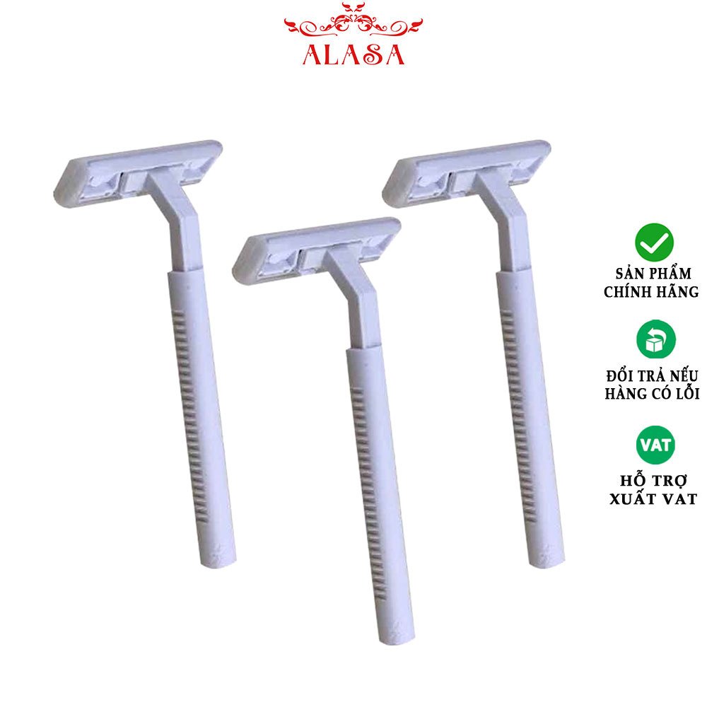 Dao cạo râu, cạo mặt dùng 1 lần, bàn cạo râu siêu bén cao cấp, túi 50/100 chiếc