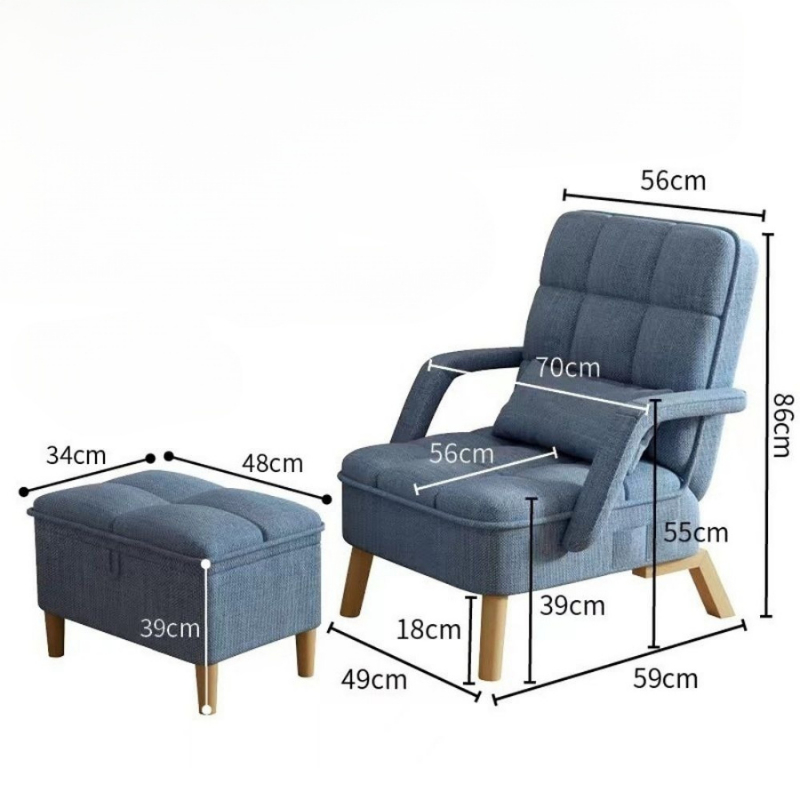 Ghế Sofa Thư Giãn Thông Minh Cao Cấp Ghế Decor Kiểu Dáng Hàn Quốc Tặng Kèm Đôn Ghế Hapo | BigBuy360 - bigbuy360.vn