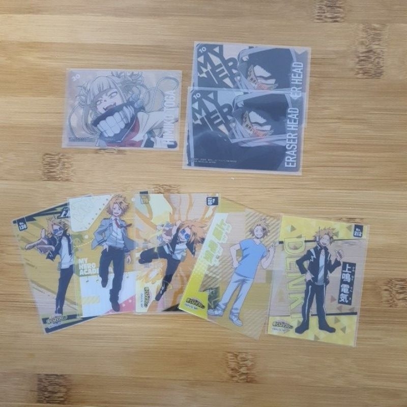 Ảnh trong suốt clear card My hero academia chính hãng