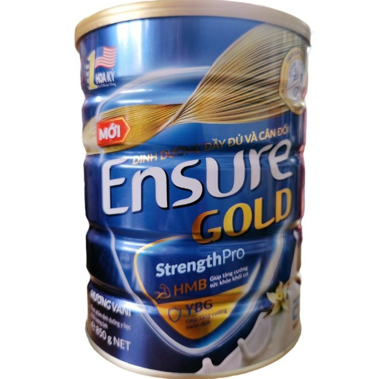 Sữa bột Abbott Ensure gold HMB hương vani 850g date 2025