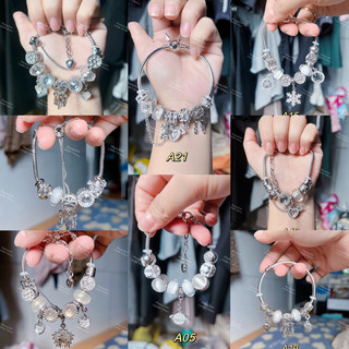 Lắc tay pandora - vòng tay bạc fullcharm lấp lánh