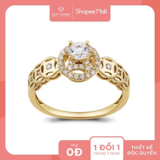  Nhẫn Nữ Cát Kim Tài NDINO317 Vàng Tây Huy Thanh Jewelry 