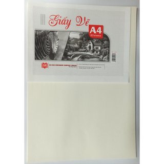 Giấy vẽ mỹ thuật a3, a4 gia bảo