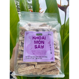 Khoai môn cọng sấy mộc hàng xuất khẩu túi 500 gram
