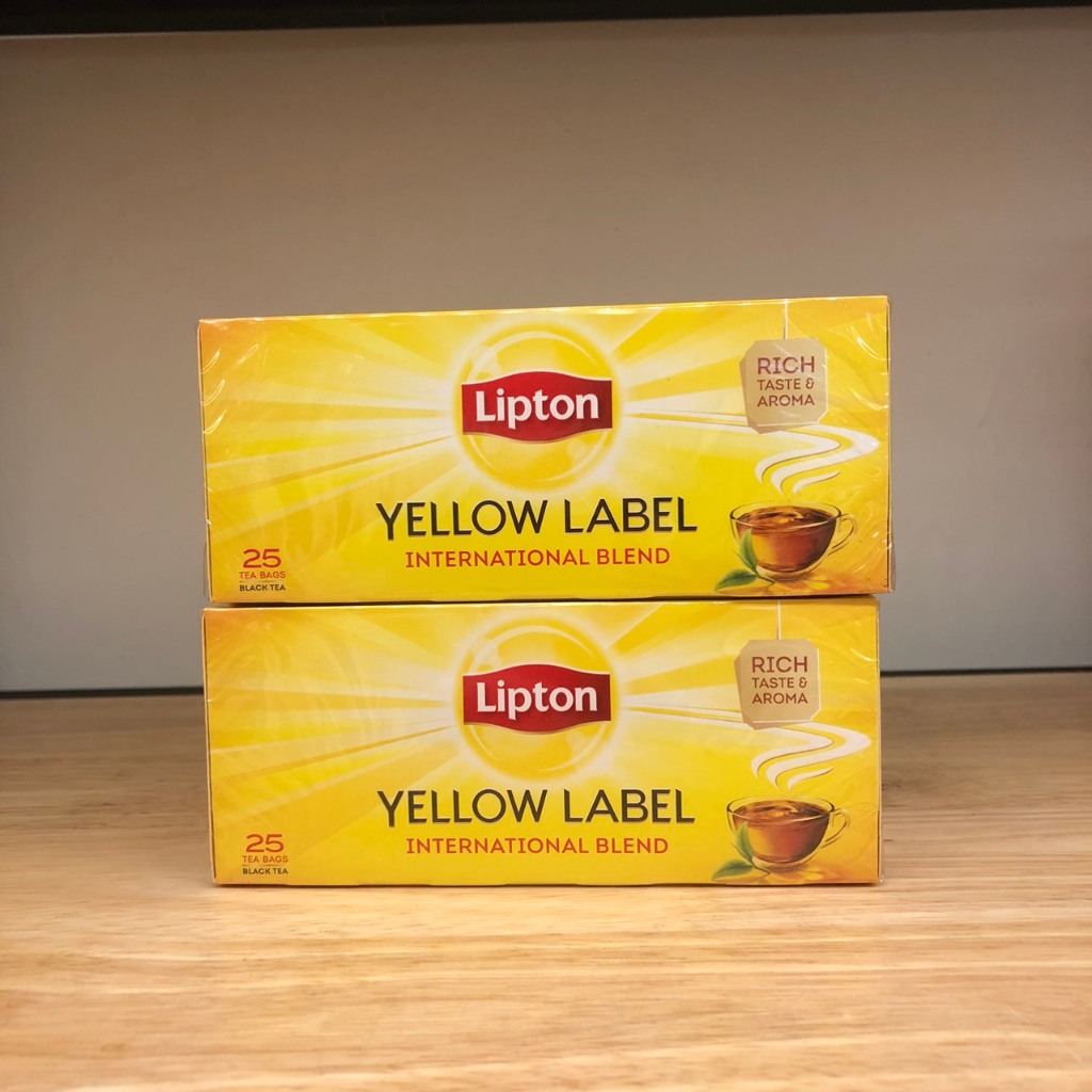 Trà Lipton Túi Lọc Nhãn Vàng Đậm Đà Vị Truyền Thống Made In Dubai Hộp 25 Túi | BigBuy360 - bigbuy360.vn