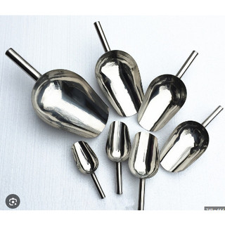 Xẻng inox 304 xúc đá, đất trồng cây, cám inox siêu chắc chắn xúc gạo thức ăn