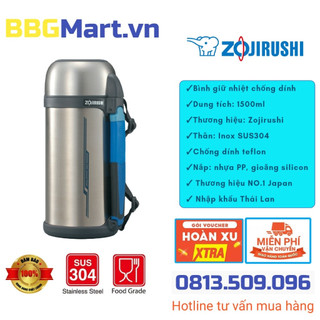 Bình giữ nhiệt nóng lạnh zojirushi sf-cc15 xa 1.5l, chính hãng