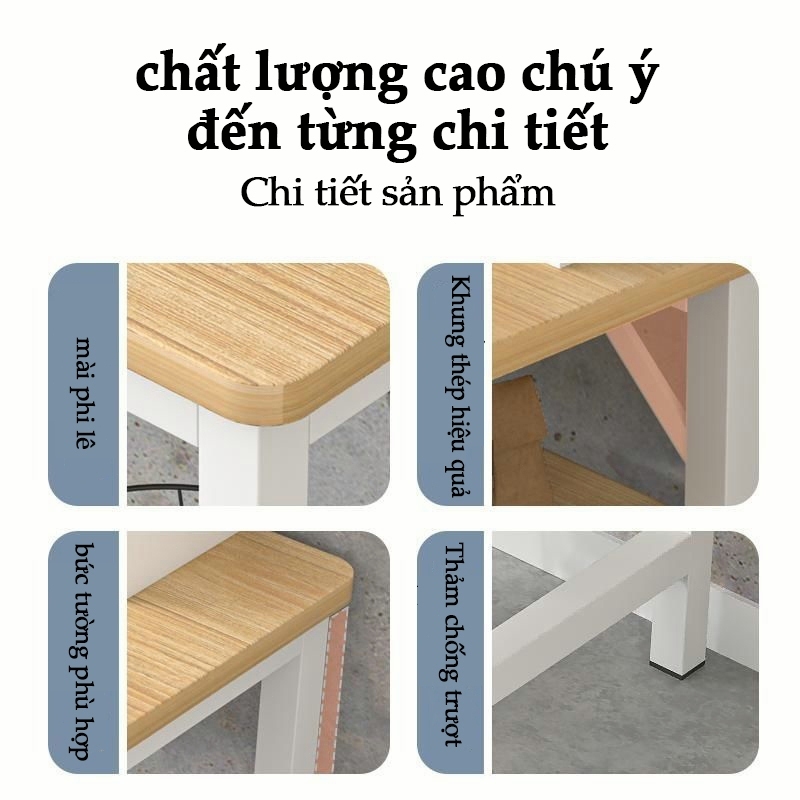 BMZAR  Bàn  Họp  Bàn học hai tầng máy tính bàn viết thiết kế cuộc sống sắt sơn tĩnh điện mặt bàn gỗ | BigBuy360 - bigbuy360.vn