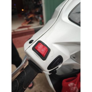 Công tắc pha cos , công tắc passing sh màu đỏ đen