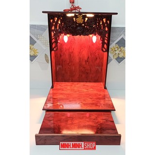} bàn thờ thần tài 40cm có hộc kéo, ván dày
