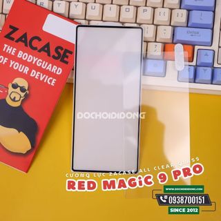 Cường lực màn hình trong suốt zte nubia red magic 9 pro zacase all clear super glass