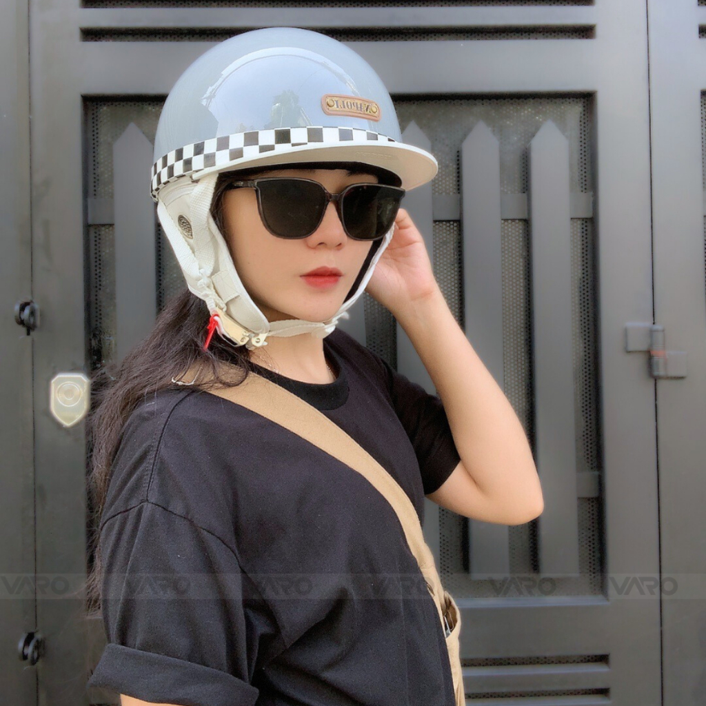 Mũ Bảo Hiểm 1/2 Napoli Kiểu Nhật Bosozoku Vintage Chính Hãng - BH 12 Tháng