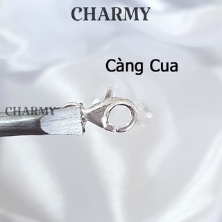 Khóa càng cua KBA210, Bạc 925 - Phụ kiện trang sức làm vòng tay, vòng cổ DIY - Charmy